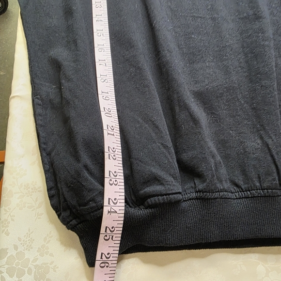 Crazy Shirts Maui Hawaii Club Logo Henley Sweatshirt - Black - Small - Picture 8 of 10